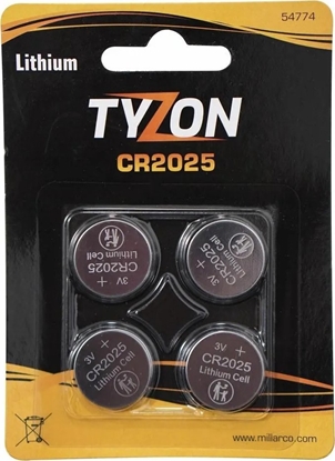 Изображение GP Tyzon CR2025 Lithium baterie 4 stk.