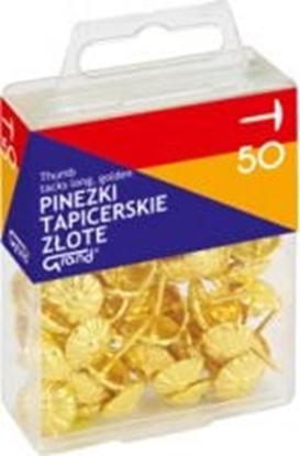 Attēls no Grand Pinezki tapicerskie zote 15mm 50 szt.