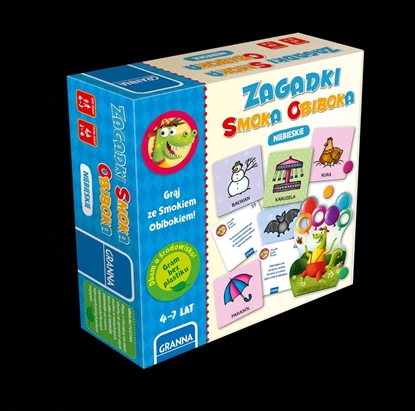 Изображение Granna Gra planszowa Zagadki Smoka Obiboka Niebieskie