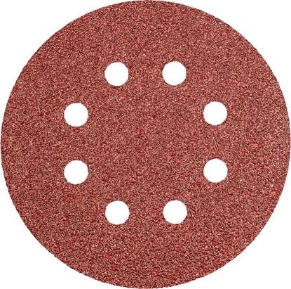 Attēls no Graphite Krki cierne (Krki cierne 125 mm, K40, 5 szt., z 8 otworami)