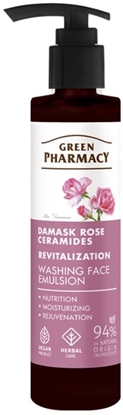 Attēls no Green Pharmacy Emulsja do mycia twarzy Róa Damasceska i Ceramidy 150ml