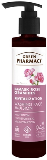 Picture of Green Pharmacy Emulsja do mycia twarzy Róa Damasceska i Ceramidy 150ml
