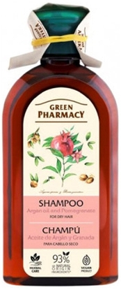 Picture of Green Pharmacy Szampon dla Wosów Suchych i amliwych z Olejkiem Arganowym i Granatem 350ml