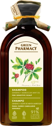 Picture of GREEN PHARMACY Szampon do wraliwej skóry gowy e-sze i Marokaski olej mitowy 350 ml