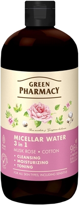 Picture of GREEN PHARMACY Woda micelarna 3w1 Róa pimowa i Bawena 500 ml