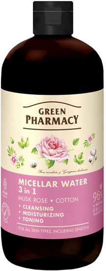 Picture of GREEN PHARMACY Woda micelarna 3w1 Róa pimowa i Bawena 500 ml
