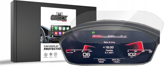 Изображение GrizzGlass Folia ceramiczna GrizzGlass CarDisplay Protection do Audi A5 F5 Virtual Cockpit Plus 12,3" 2020