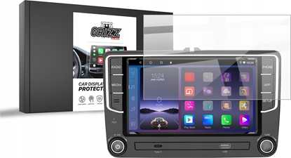 Attēls no GrizzGlass Folia ceramiczna GrizzGlass CarDisplay Protection do radia samochodowego Android 2DIN 7" Volkswagen Skoda Seat