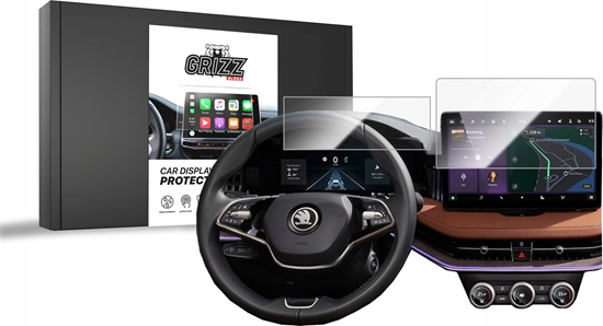 Picture of GrizzGlass Folia ceramiczna GrizzGlass CarDisplay Protection do Skoda Superb 4 10" 2024 [2w1]