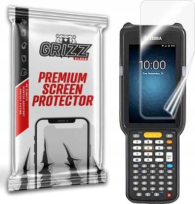 Изображение GrizzGlass Folia ceramiczna GrizzGlass CeramicFilm do ZEBRA MC3300 Standard (MC330K-GL4HA2RW)