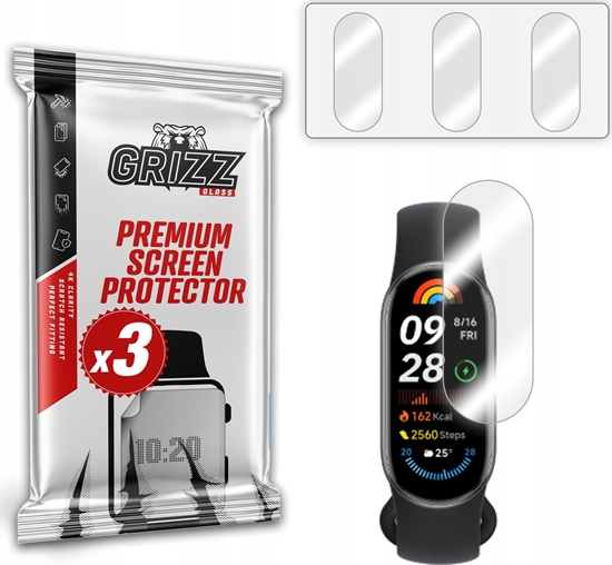 Picture of GrizzGlass Folia hydroelowa GrizzGlass Hydrofilm do Xiaomi Smart Band 9