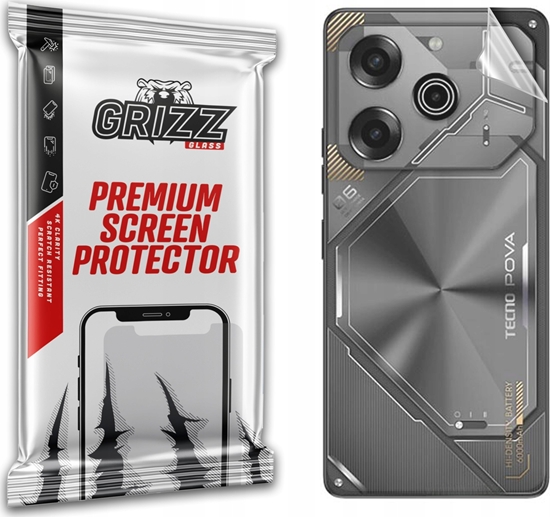 Picture of GrizzGlass Folia na ty GrizzGlass UltraSkin do Tecno Pova 6 Pro