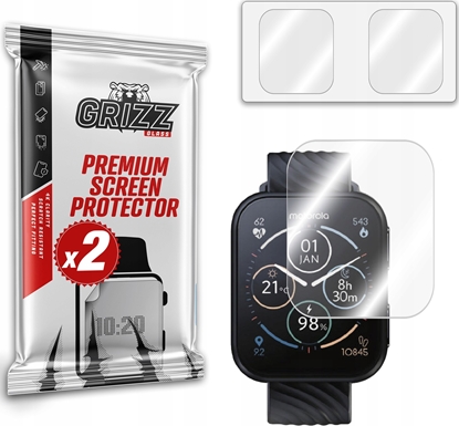 Attēls no GrizzGlass Szko hybrydowe GrizzGlass HybridGlass do Motorola Moto Watch 200