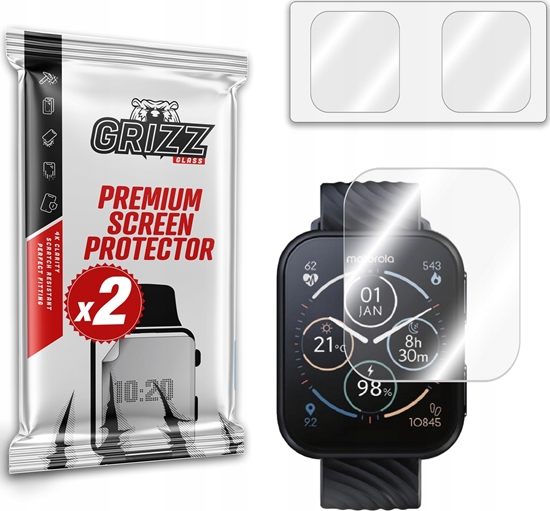 Picture of GrizzGlass Szko hybrydowe GrizzGlass HybridGlass do Motorola Moto Watch 200