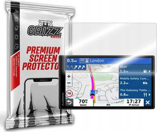 Picture of GrizzGlass Szko hybrydowe GrizzGlass HybridGlass Garmin DriveSmart 55 Live Traffic