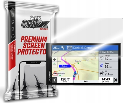 Attēls no GrizzGlass Szko hybrydowe GrizzGlass HybridGlass Garmin DriveSmart 86 MT-S