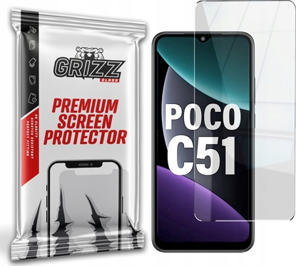 Attēls no GrizzGlass Szko hybrydowe GrizzGlass HybridGlass Xiaomi Poco C51