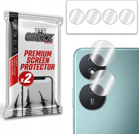 Picture of GrizzGlass Szko na aparat GrizzGlass HybridGlass Camera do Honor Play 8T