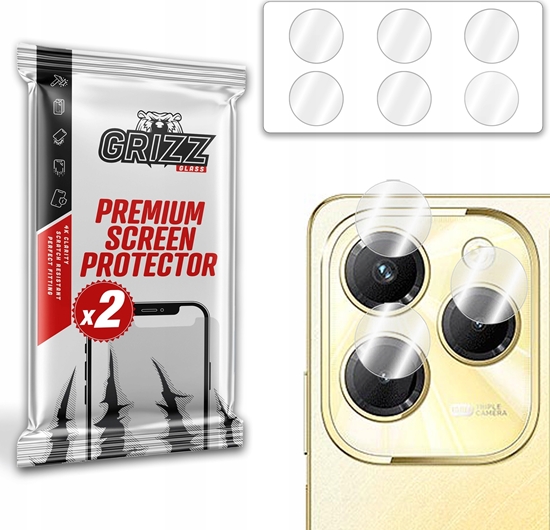 Picture of GrizzGlass Szko na aparat GrizzGlass HybridGlass Camera do Infinix Hot 40
