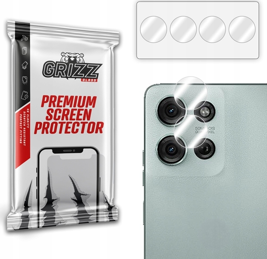 Picture of GrizzGlass Szko na aparat GrizzGlass HybridGlass Camera do Motorola Moto G75