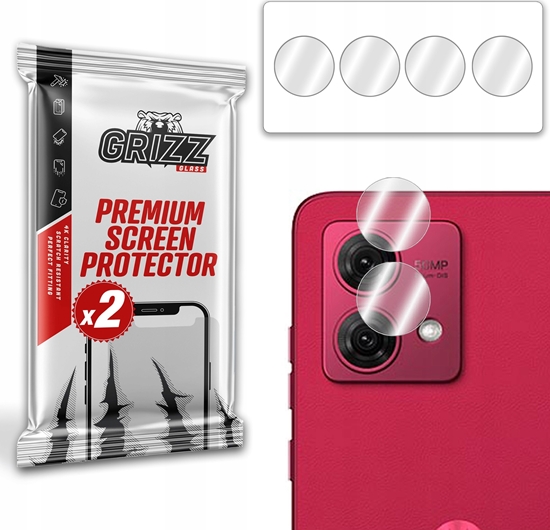 Picture of GrizzGlass Szko na aparat GrizzGlass HybridGlass Camera do Motorola Moto G84 5G