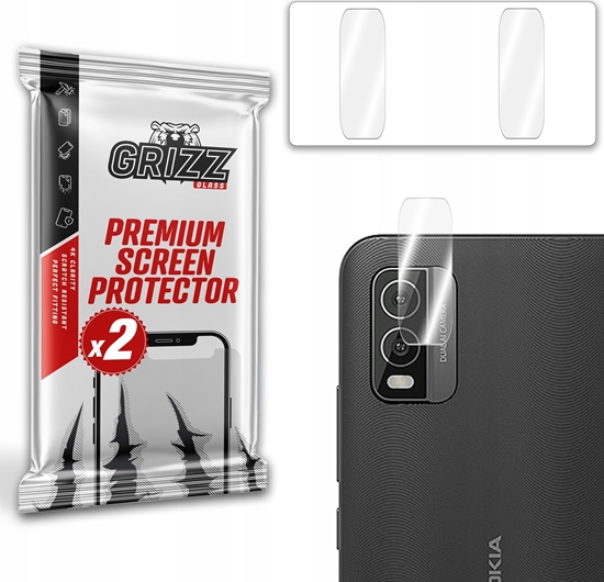 Picture of GrizzGlass Szko na aparat GrizzGlass HybridGlass Camera do Nokia C210