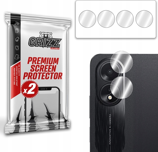 Picture of GrizzGlass Szko na aparat GrizzGlass HybridGlass Camera do Oppo A18