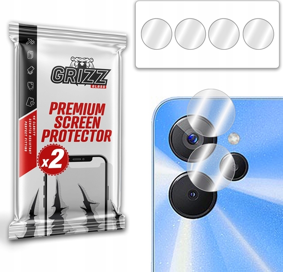 Picture of GrizzGlass Szko na aparat GrizzGlass HybridGlass Camera do Realme 10T