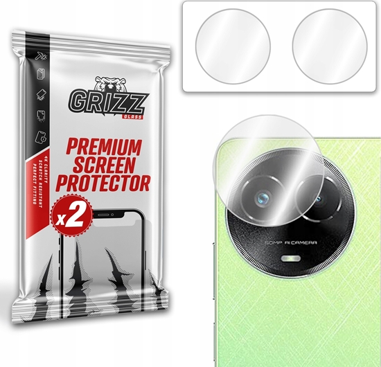 Picture of GrizzGlass Szko na aparat GrizzGlass HybridGlass Camera do Realme Narzo 60x