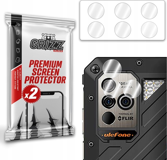 Picture of GrizzGlass Szko na aparat GrizzGlass HybridGlass Camera do Ulefone Power Armor 19T