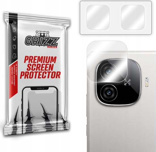 Picture of GrizzGlass Szko na aparat GrizzGlass HybridGlass Camera do Vivo iQOO Z9 Turbo Plus