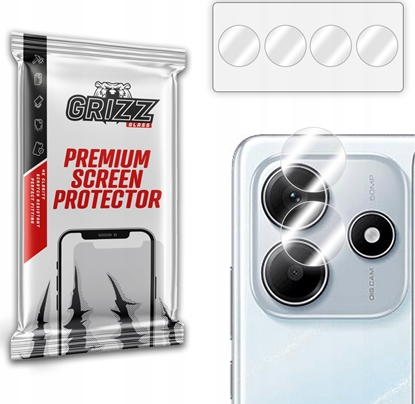 Изображение GrizzGlass Szko na aparat GrizzGlass HybridGlass Camera do Xiaomi Redmi Note 14