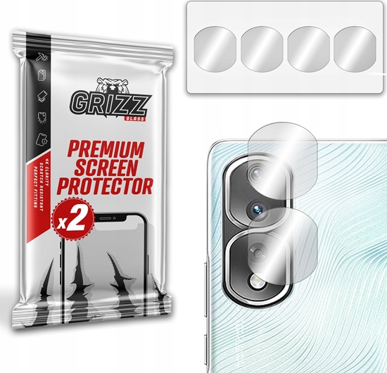 Изображение GrizzGlass Szko na aparat GrizzGlass HybridGlass Camera Honor 80 Pro Flat
