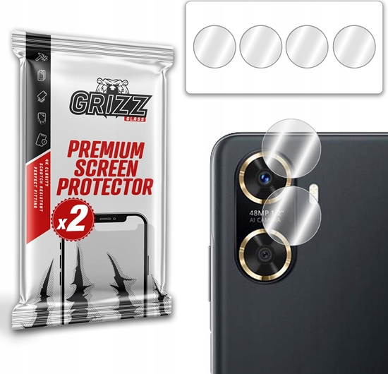 Изображение GrizzGlass Szko na aparat GrizzGlass HybridGlass Camera Huawei Enjoy 60