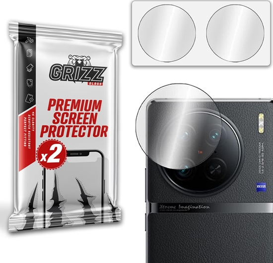 Изображение GrizzGlass Szko na aparat GrizzGlass HybridGlass Camera Vivo X90 Pro