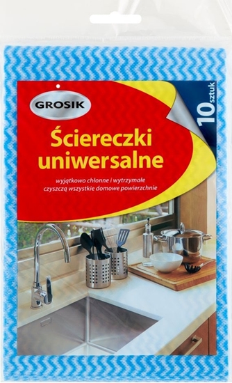 Picture of Grosik ciereczki uniwersalne GROSIK, 10 szt., zielono-biae
