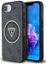 Attēls no Case Guess IML Metal Glitter 4G Circle Triangle MagSafe for iPhone 16e black