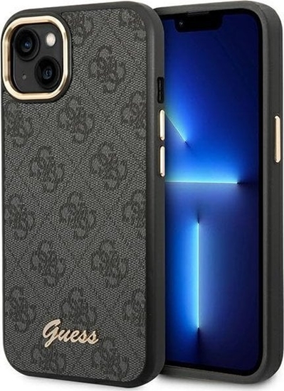 Picture of Guess Etui do iPhone 14 Plus 6,7" czarny/black hard case 4G Vintage Gold Logo