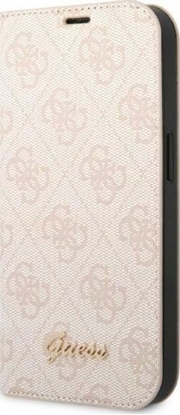 Attēls no Guess Etui Guess GUBKP14SHG4SHP Apple iPhone 14 róowy/pink book 4G Vintage Gold Logo