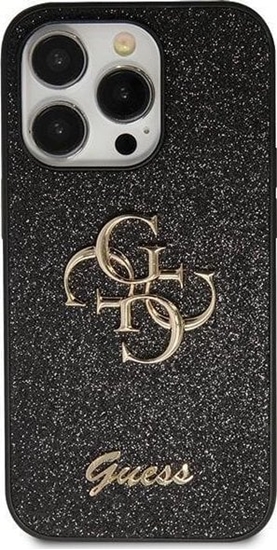 Picture of Guess Etui GUHCP13XHG4SGK Apple iPhone 13 Pro Max hardcase Glitter Script Big 4G czarny/black