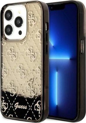 Attēls no Guess Etui Guess GUHCP14LLC4PSGK Apple iPhone 14 Pro czarny/black hardcase Liquid Glitter 4G Transculent