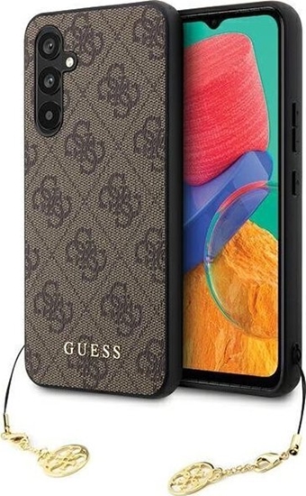 Picture of Guess Etui Guess GUHCS23FEGF4GBR Samsung Galaxy S23 FE hardcase 4G Charms Collection brzowy/brown