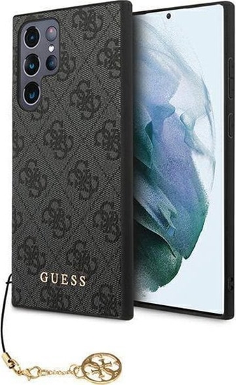 Picture of Guess Etui Guess GUHCS23LGF4GGR Samsung Galaxy S23 Ultra szary/grey hardcase 4G Charms Collection