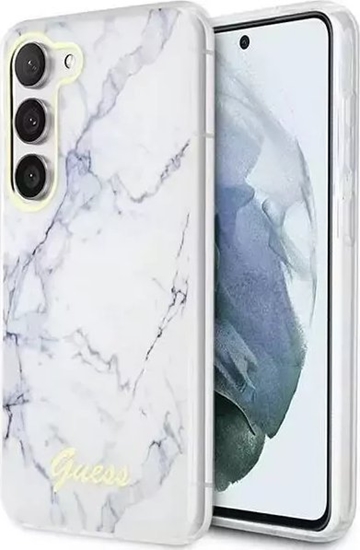 Picture of Guess Etui Guess GUHCS23MPCUMAH do Samsung Galaxy S23+ Plus S916 biay/white hardcase Marble