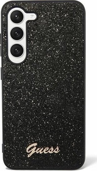 Picture of Guess Etui Guess GUHCS24SHGGSHK Samsung Galaxy S24 hard case Glitter Script czarny/black