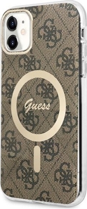 Attēls no Guess Etui Guess GUHMN61H4STW Apple iPhone 11 brzowy/brown hardcase 4G MagSafe