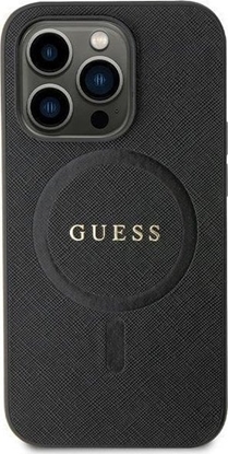Attēls no Guess Etui GUHMN61PSAHMCK Apple iPhone 11/XR hardcase Saffiano MagSafe czarny/black