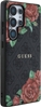 Изображение Guess PU Leather 4G Flowers Print Metal Classic Logo MagSafe Case for Samsung Galaxy S25 Ultra