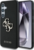 Picture of Guess Grained Big 4G Logo Small Classic Logo case for Samsung Galaxy S25 Plus black