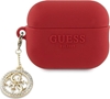 Изображение Guess Guess 3D Rubber 4G Diamond Charm - Etui AirPods Pro 2 (Czerwony)